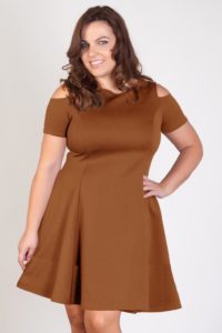 Cut Out Fit/Flare Dress - Angelic Belle